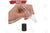 1/3 Oz. Roll-On Vial: Clear Swirled Glass With Plastic Roller And Black Cap (6 Count)