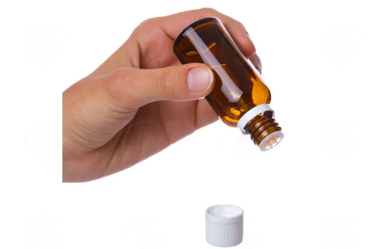 30 Ml Vial: Amber Glass With Euro-Style Cap And Orifice Reducer (6 Count)