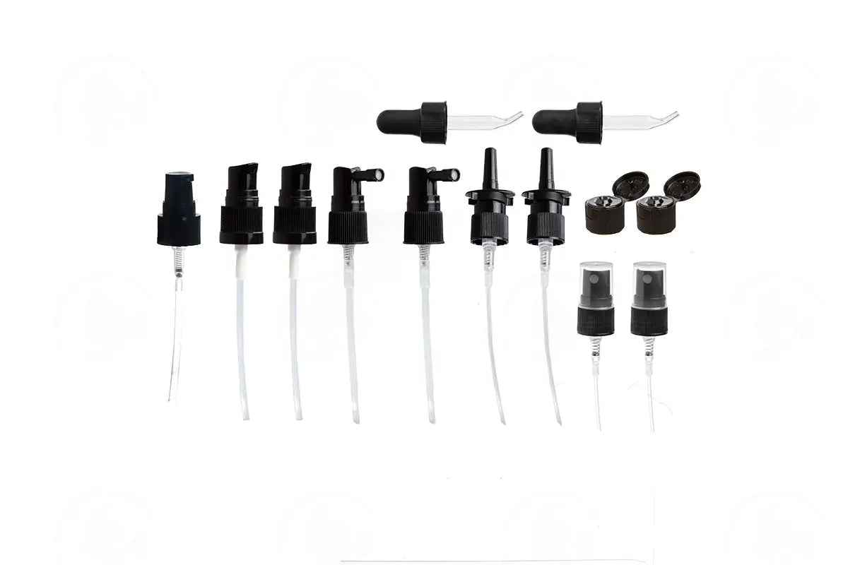 Closure Variety Pack: For Standard Essential Oil Bottles 18-415 Neck (12 Count)