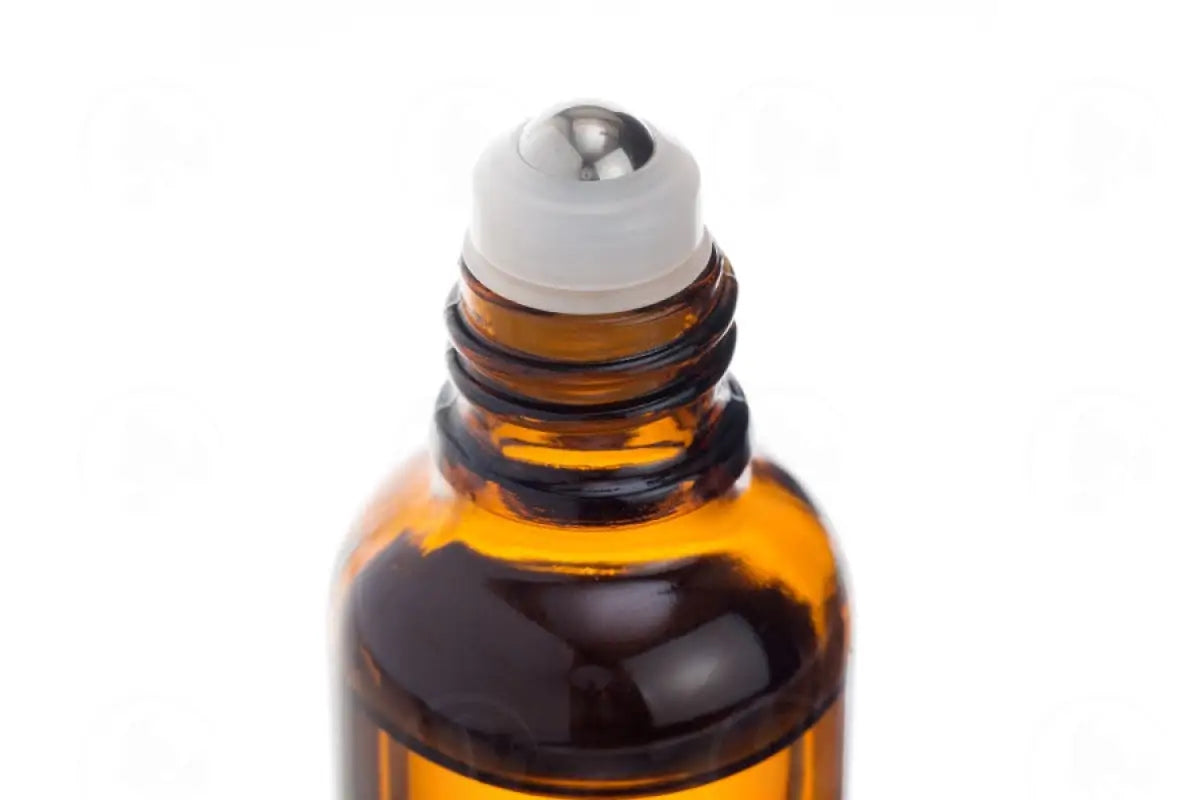 Standard Essential Oil Vial Roller: Patent-Pending Springlock Metal Roller With Black Cap (6 Count)