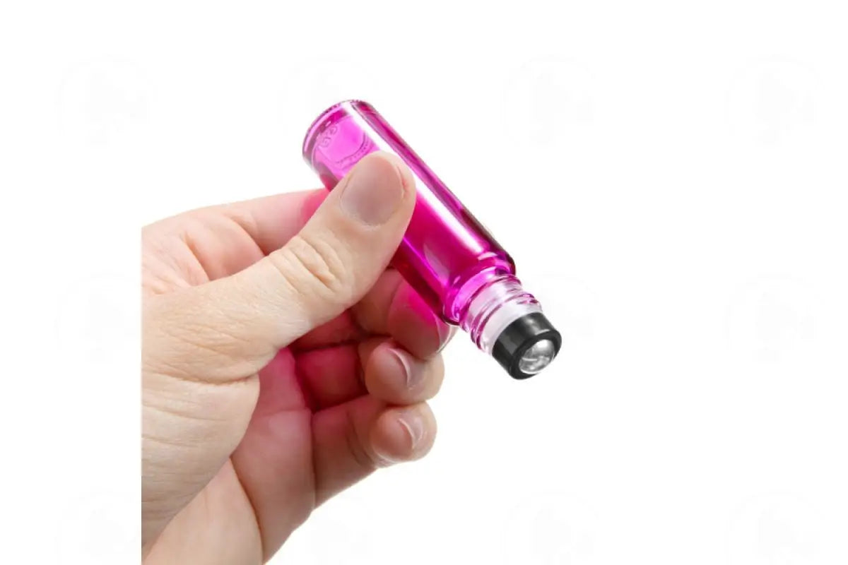 1/3 Oz. Roll-On Vials: Chakra-Colored Glass And Caps Metal Rollers (7 Count)