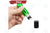 1/3 Oz. Roll-On Vial: Green Glass With Metal Roller And Black Cap (6 Count)
