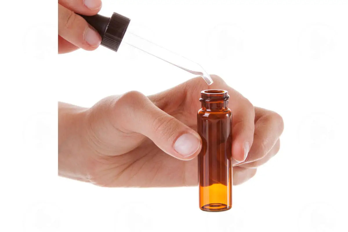 4 Dram Bottle: Amber Glass Vials With Dropper Caps (6 Count)