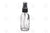 2 Oz. Bottle: Clear Glass With Misting Spray Top