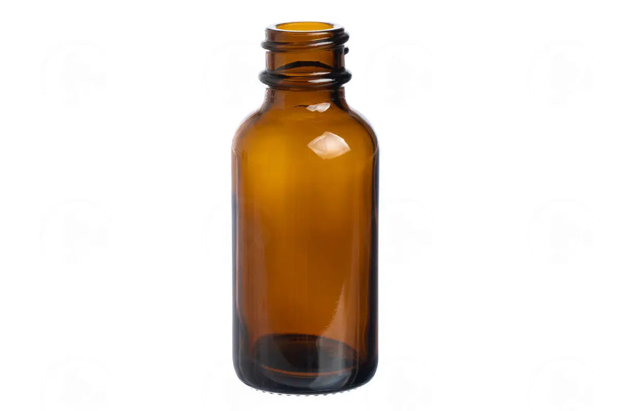 1 Oz. Bottle: Amber Glass 20-400 Neck Size
