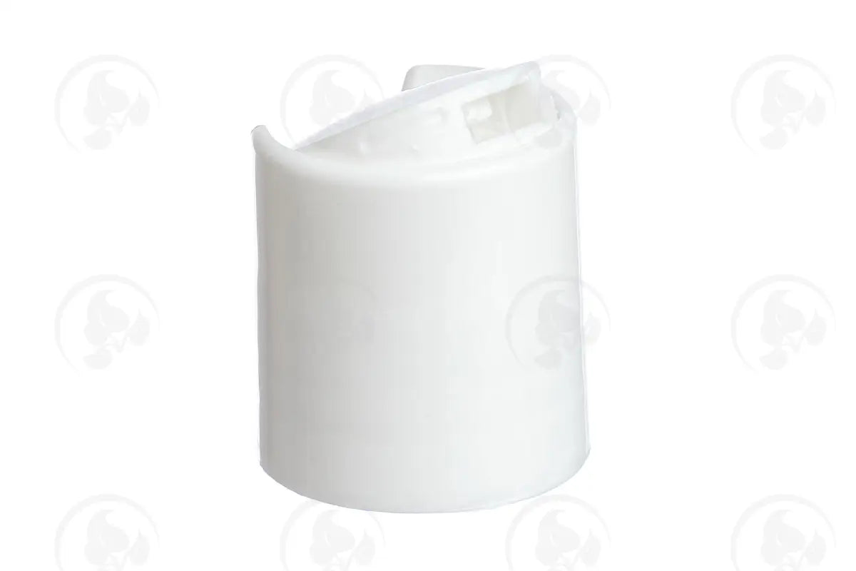 Plastic Cap: White; Disc-Top; 20-410 Neck Size