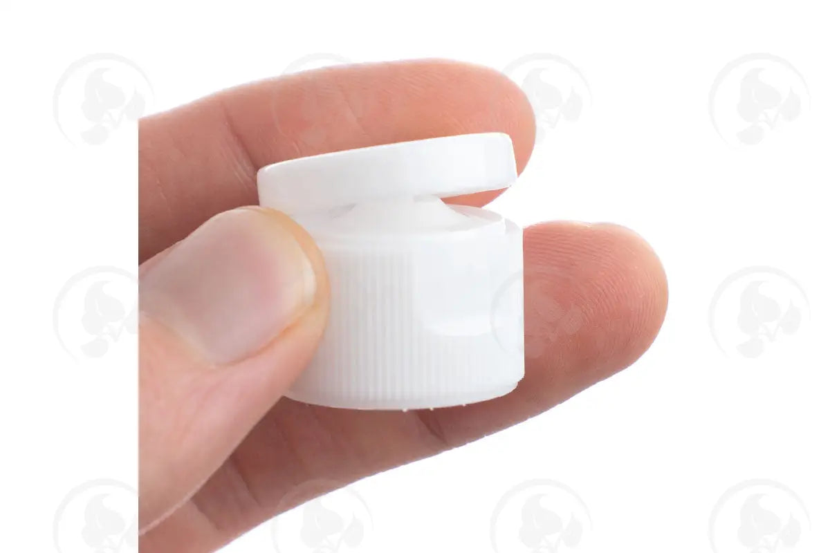 Plastic Cap: White; Snap-Top; 20-410 Neck Size