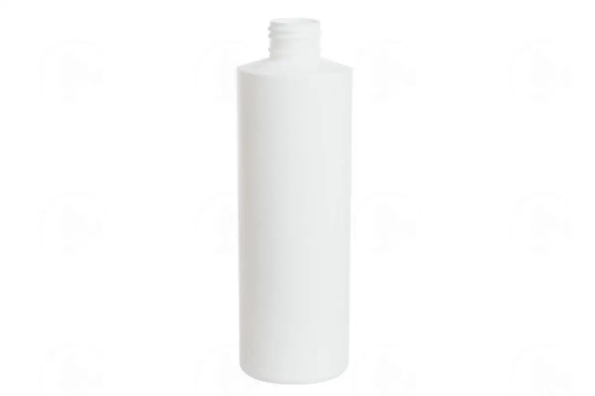 8 Oz. Bottle: White Plastic 24-410 Neck Size