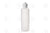 8 Oz. Bottle: Natural Plastic With White Flip-Top Cap