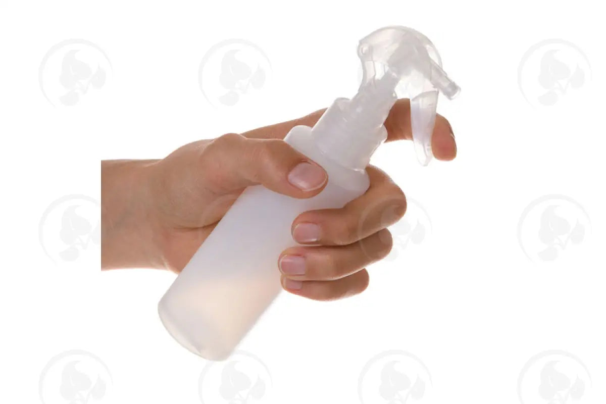 4 Oz. Bottle: Natural Plastic With Trigger Sprayer