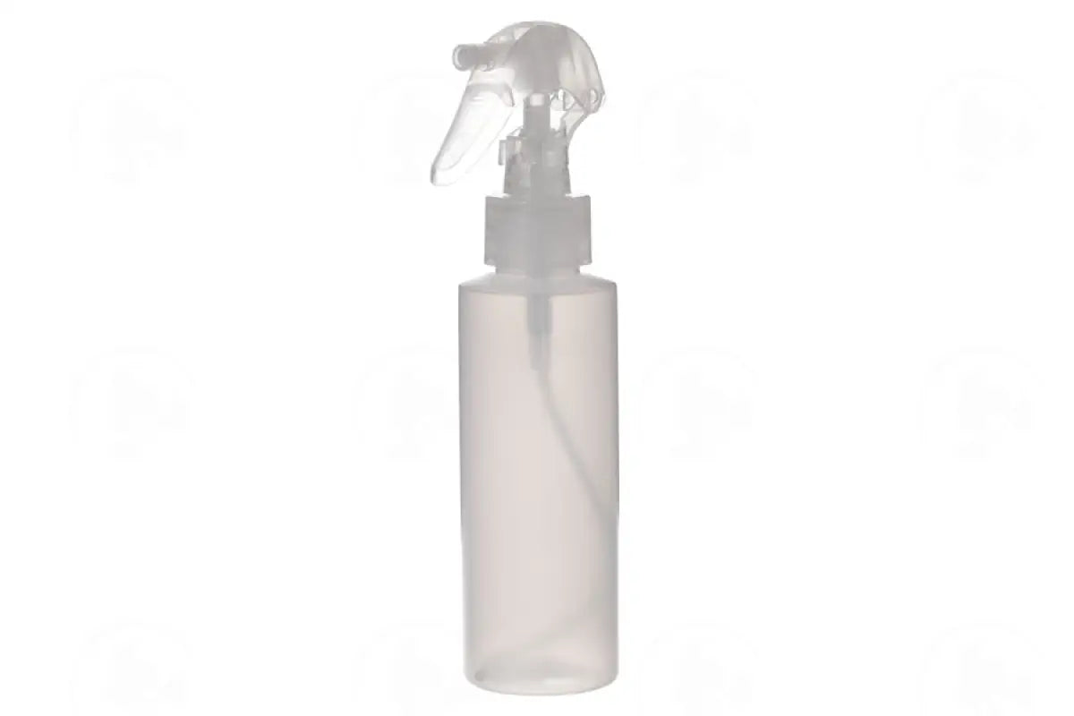 4 Oz. Bottle: Natural Plastic With Trigger Sprayer