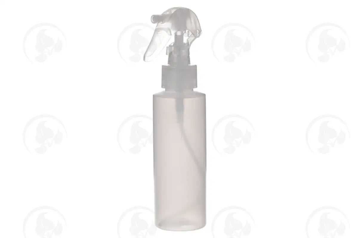 4 Oz. Bottle: Natural Plastic With Trigger Sprayer