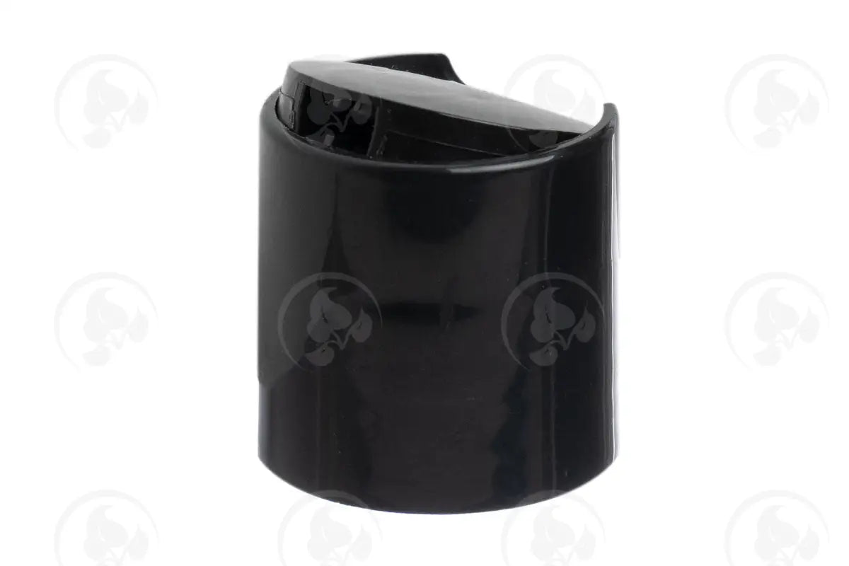 Plastic Cap: Black; Disc-Top; 28-410 Neck Size