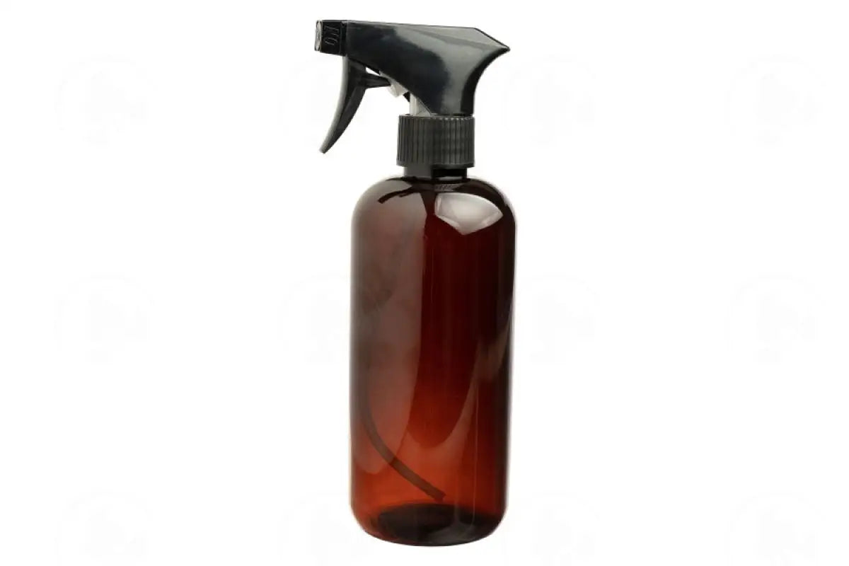 16 Oz. Bottle: Plastic With Black Trigger Sprayer Blue