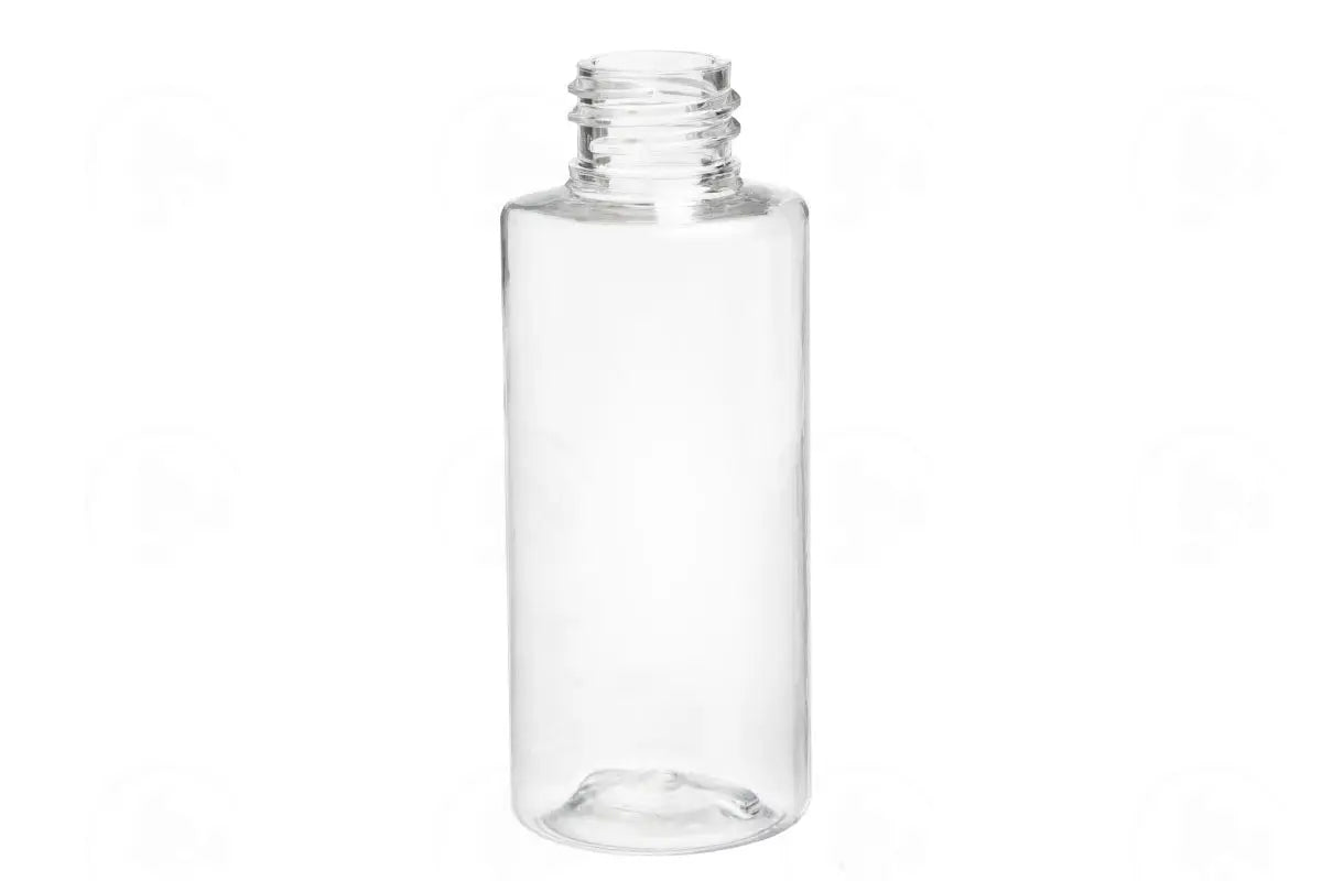 2 Oz. Bottle: Clear; Cylinder Pet Plastic; 24-410 Neck Size