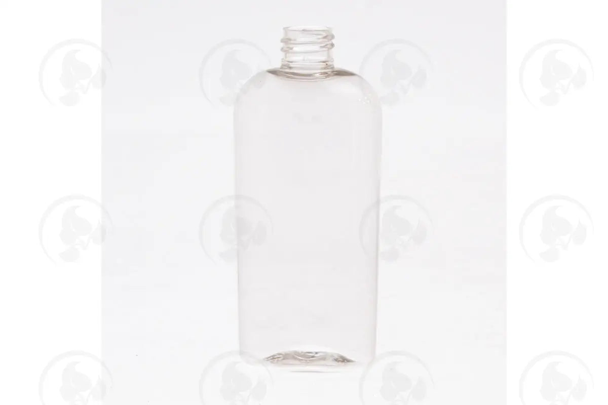 4 Oz. Bottle: Clear; Cosmo Oval Pet Plastic; 20-410 Neck Size