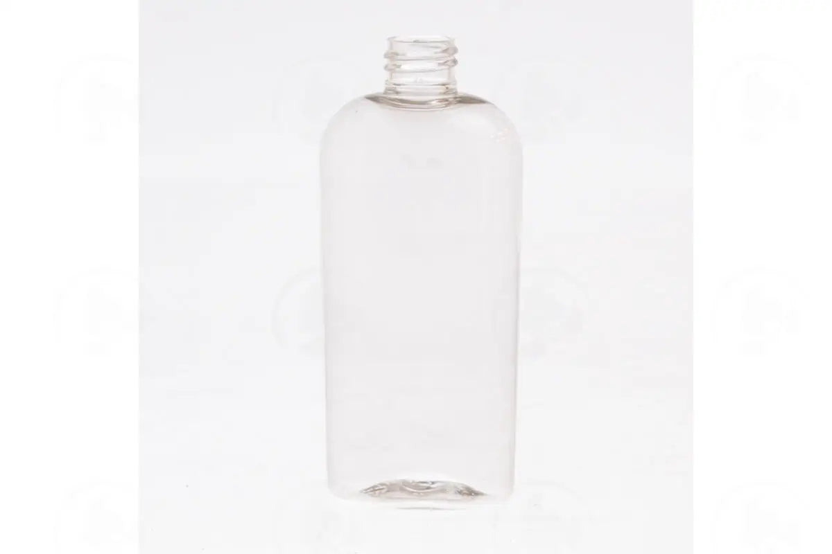 4 oz. Bottle: Clear; Cosmo Oval PET Plastic; 20-410 Neck Size