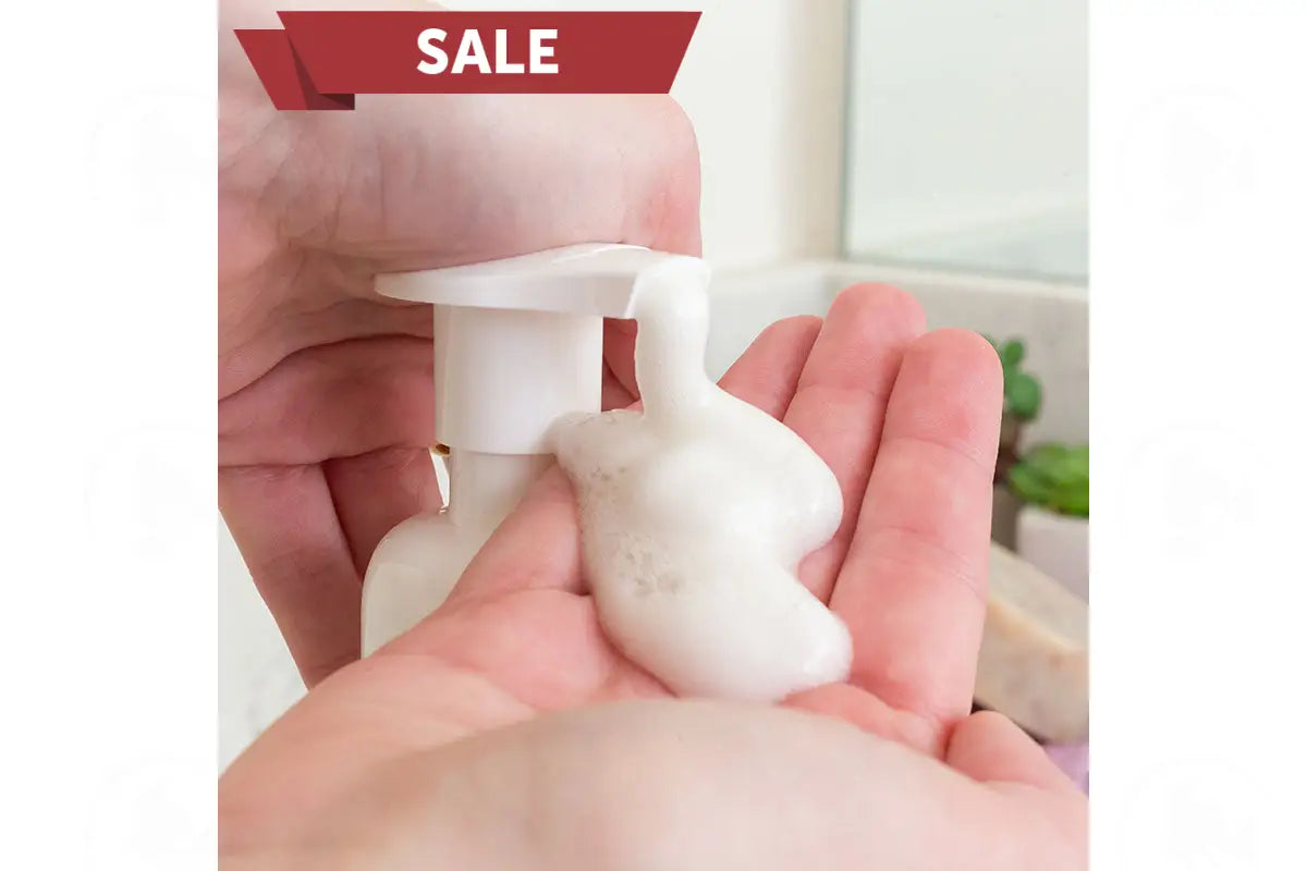 8 Oz. Bottle: Clear Plastic With White Foaming Pump
