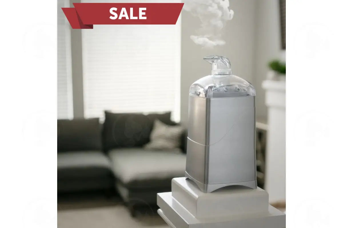 Ultrasonic Diffuser Whisper Premium in Silver Abundant Health