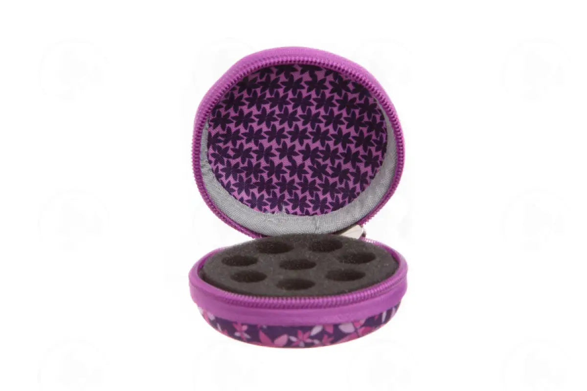 Round Hard Shell Case: For Sample Vials (Holds 8 Vials)