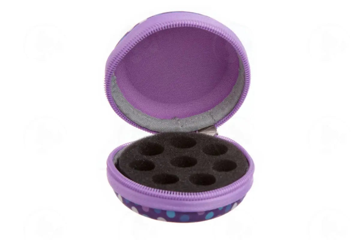 Round Hard Shell Case: For Sample Vials (Holds 8 Vials)