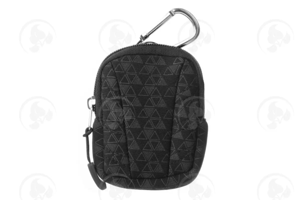 Aroma Ready™ Key Chain Case: For 15 Ml Or Roll-On Vials Black Triangles