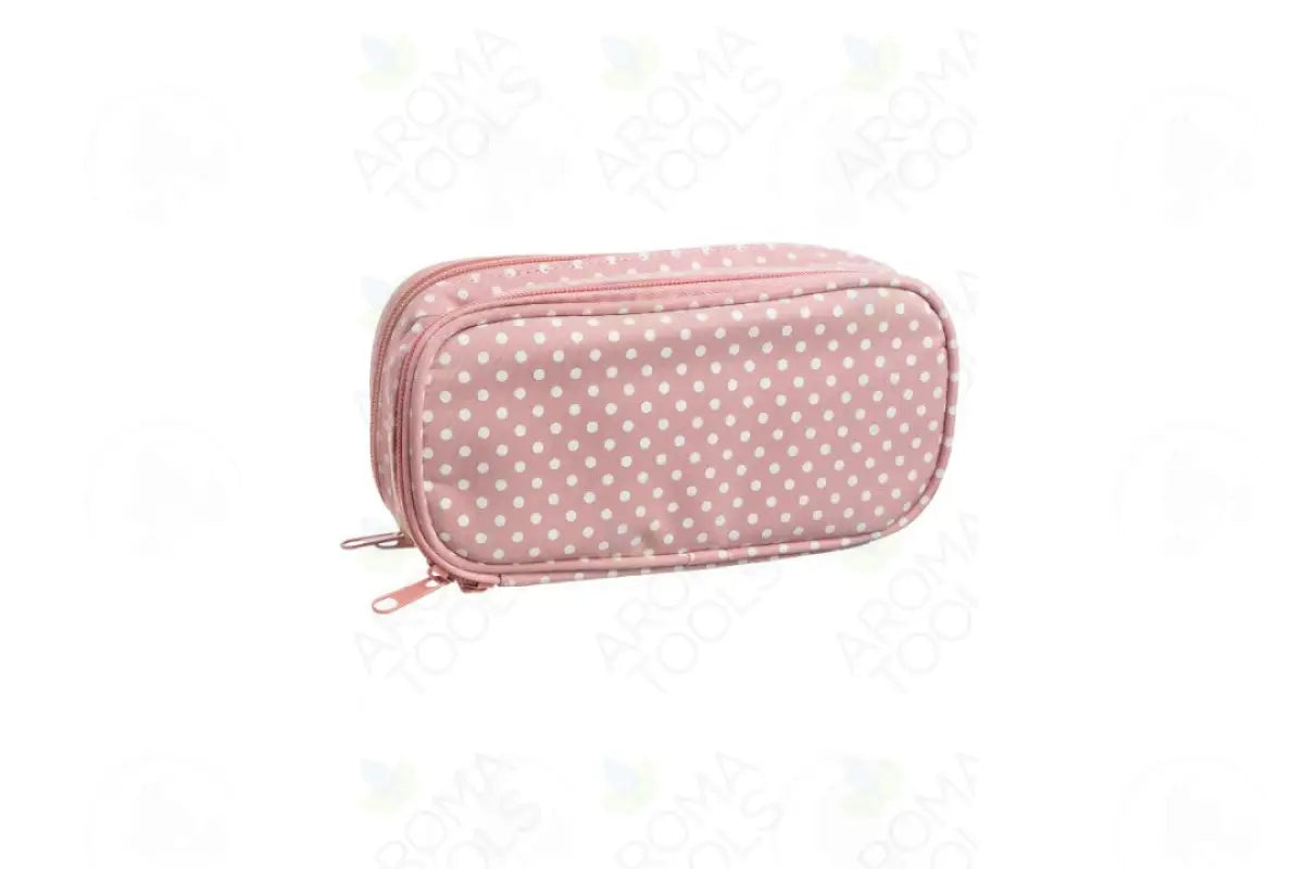 Aroma Ready™ Massage Therapy Case: For 15 Ml (Holds 12 Vials) Cadmium Polka Dot