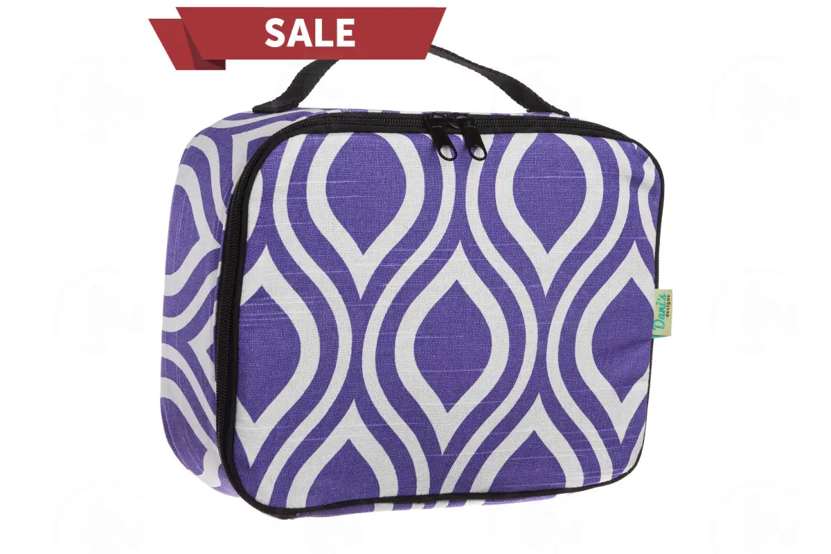 Large Essential Oil Carrying Case (Holds 30 - 15ml Vials or smaller) Purple Thistle