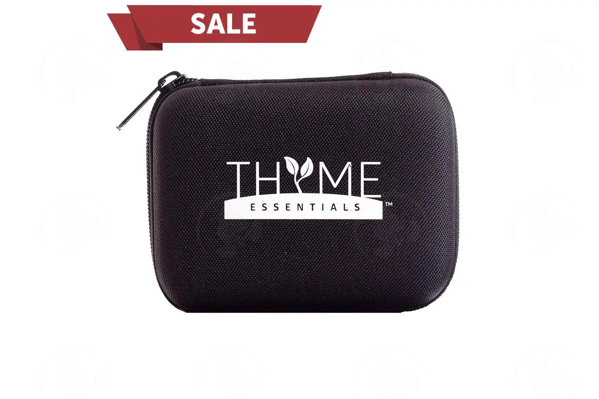 Black Thyme Hard-Shell Oil Case: With 10 Ml Roll-Ons (10 Count)