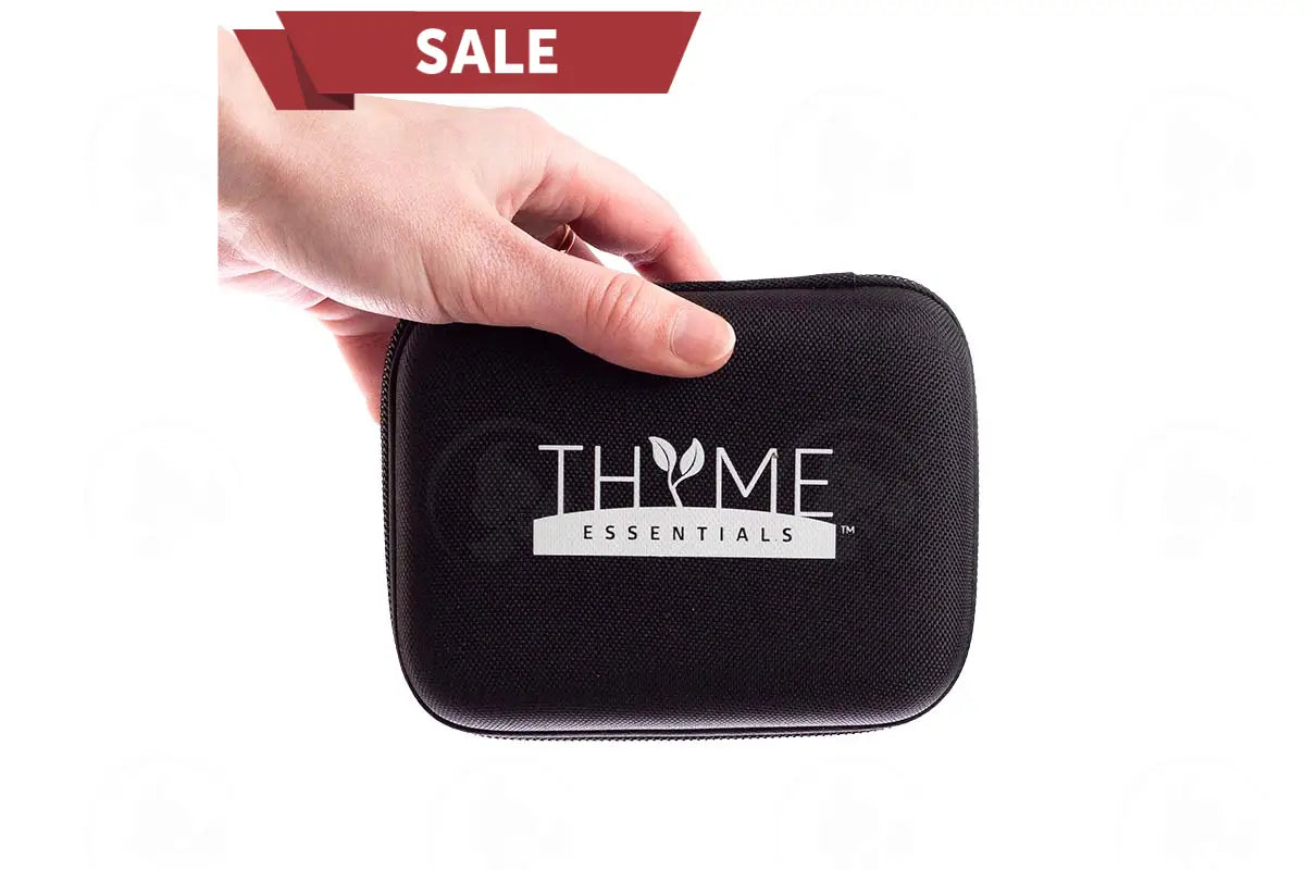 Black Thyme Hard-Shell Oil Case: With 10 Ml Roll-Ons (10 Count)