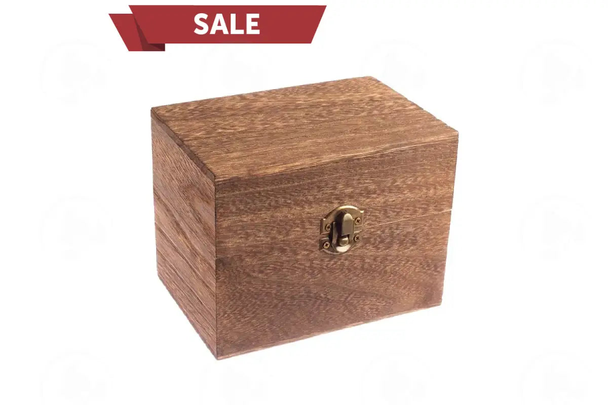 Feathergrain Wood Essential Oils Box (Holds 6 Vials) Dark