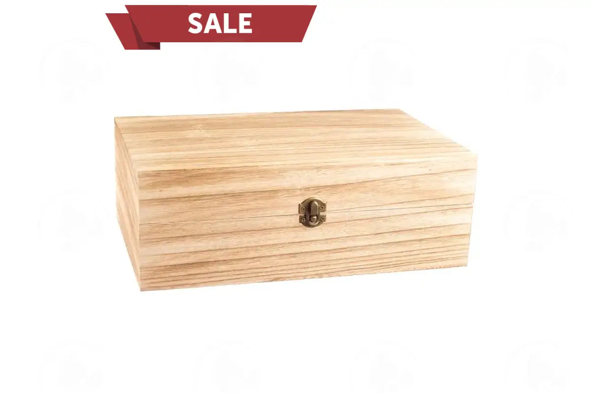 Feathergrain Wood Essential Oils Box (Holds 40 Vials) Light