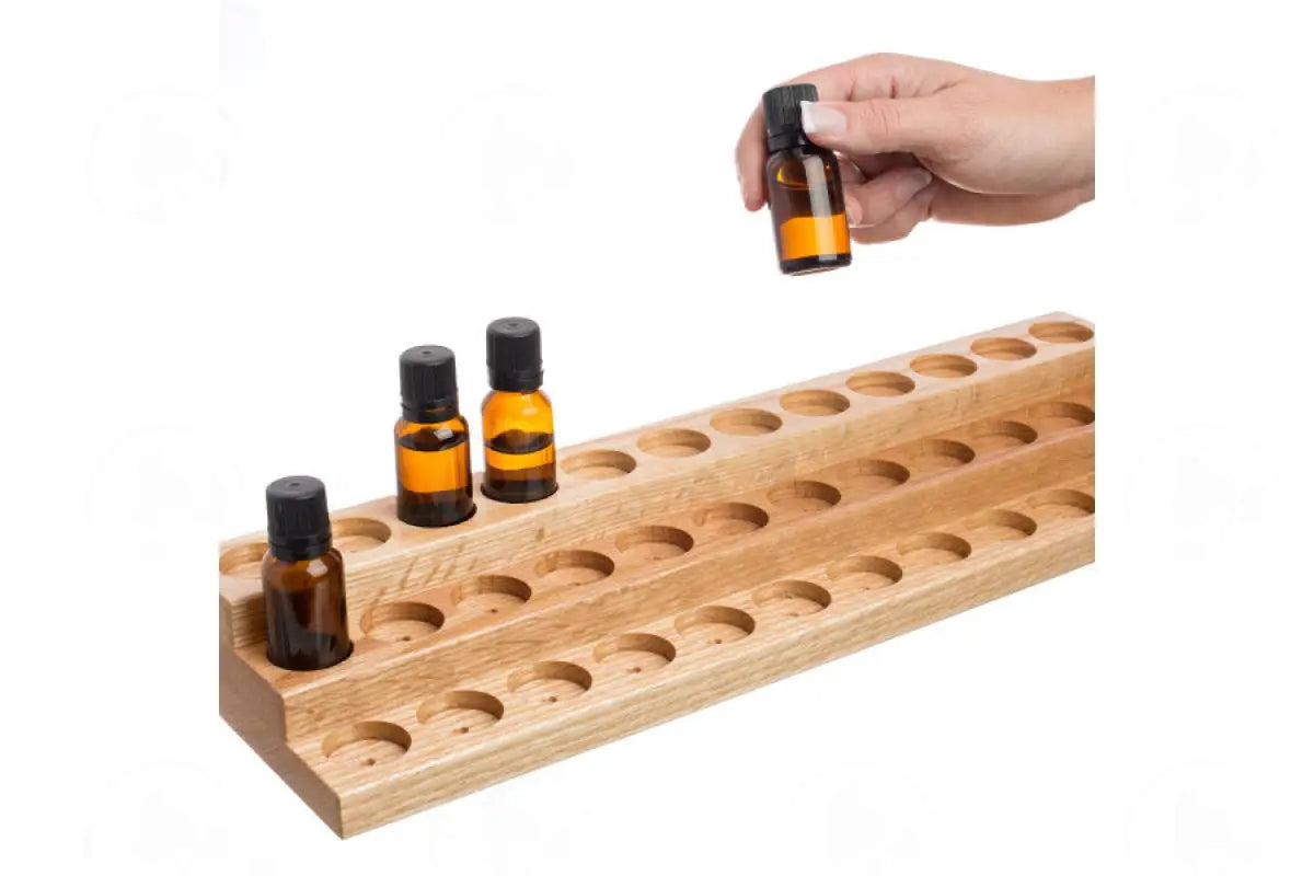 3-Tier Oak Display Riser (Holds 36 Vials)
