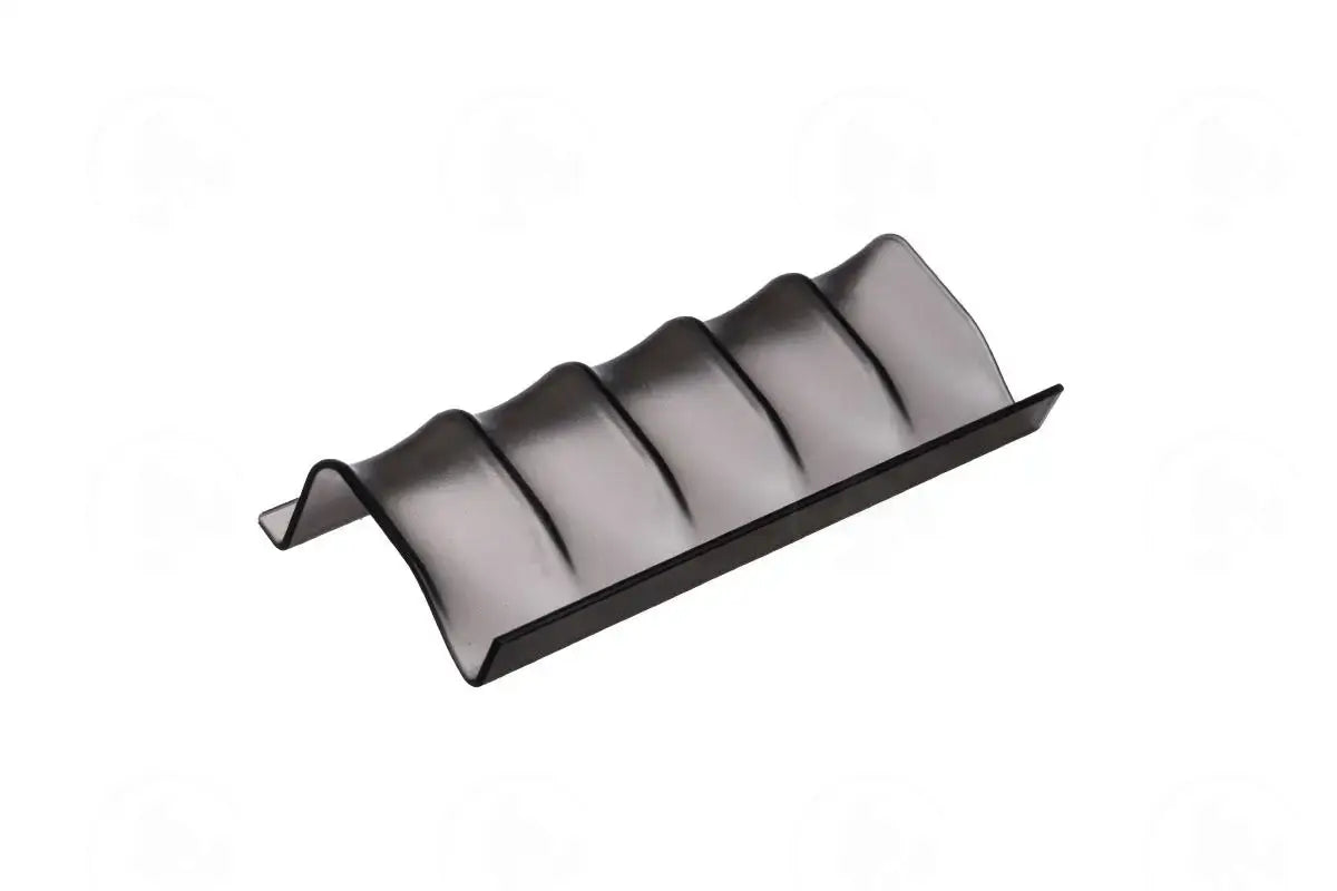 3-Row Plastic Essential Oil Tray (Holds 15 Vials) Smoky Gray