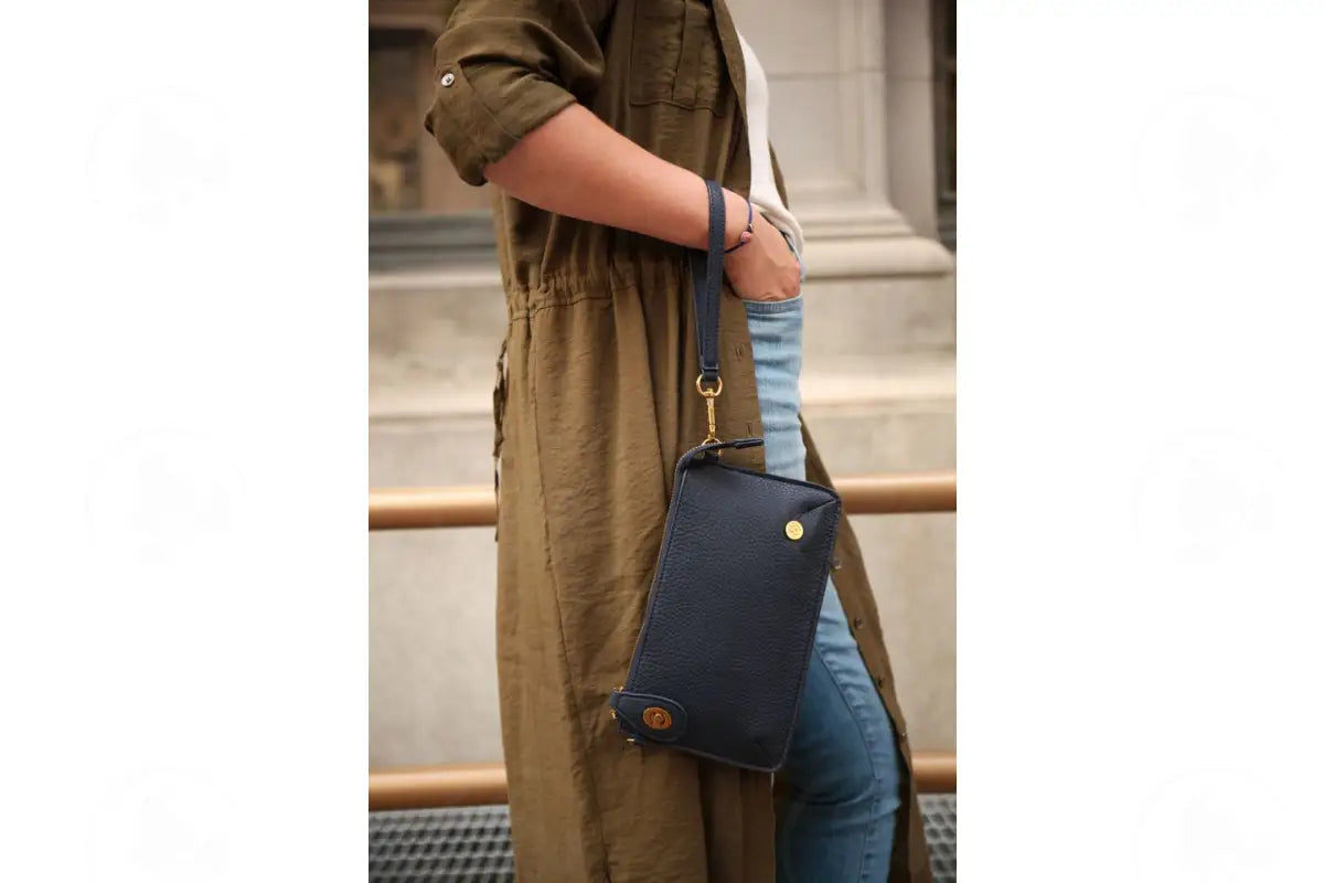 Little Deb Vegan Leather Essential Oil Clutch/Crossover Purse