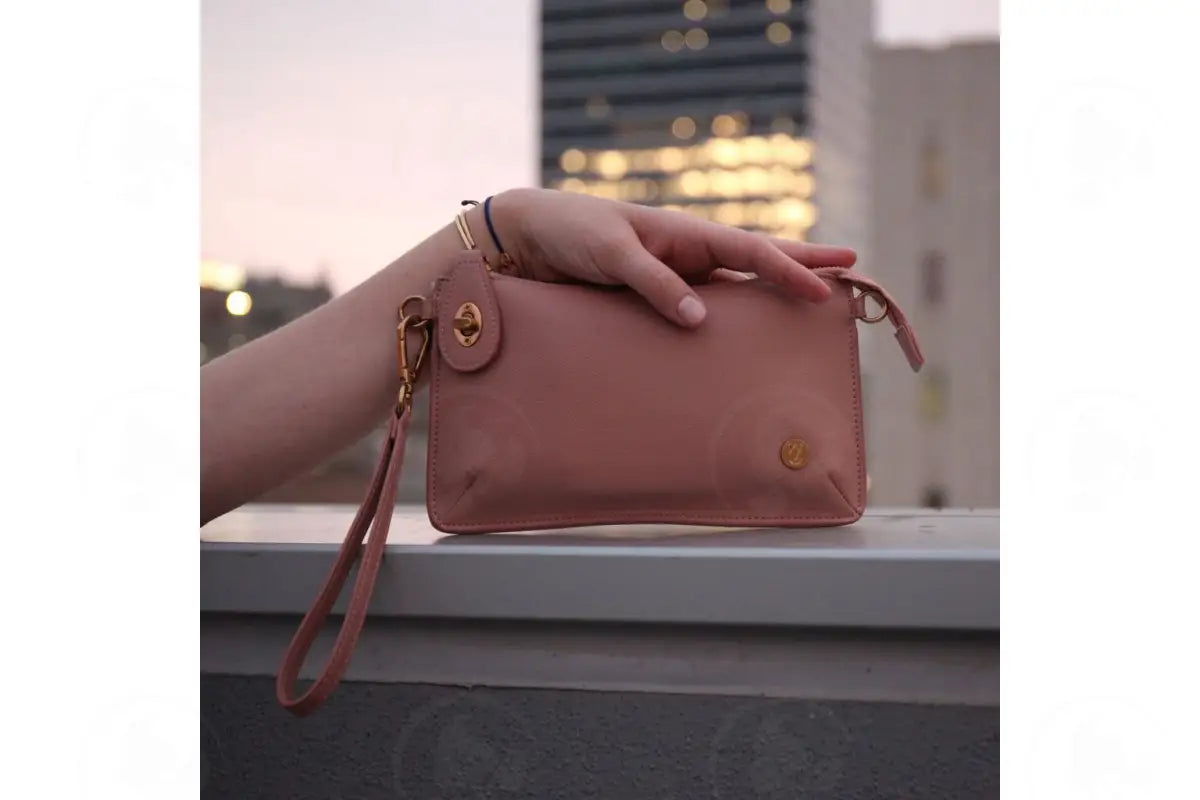 Little Deb Vegan Leather Essential Oil Clutch/Crossover Purse