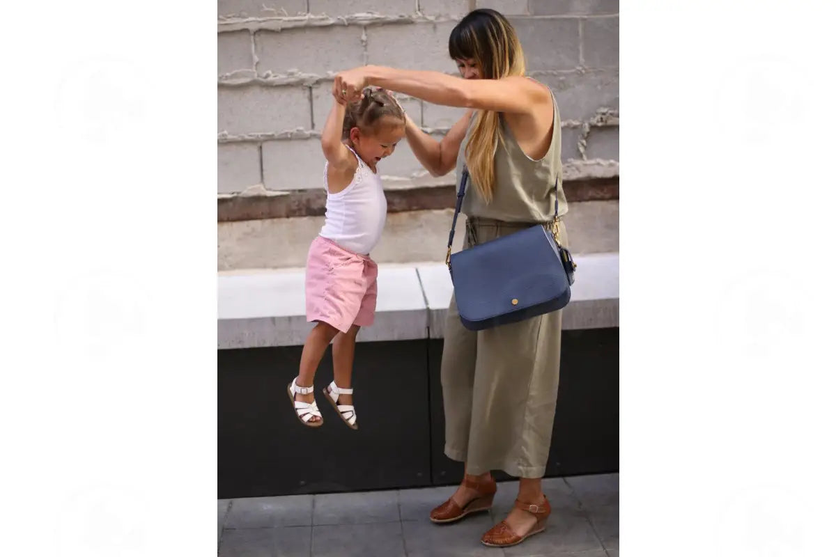 Evie Vegan Leather Essential Oil Crossover/Saddle Bag