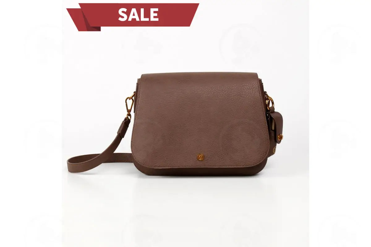 Evie Vegan Leather Essential Oil Crossover/Saddle Bag Navy