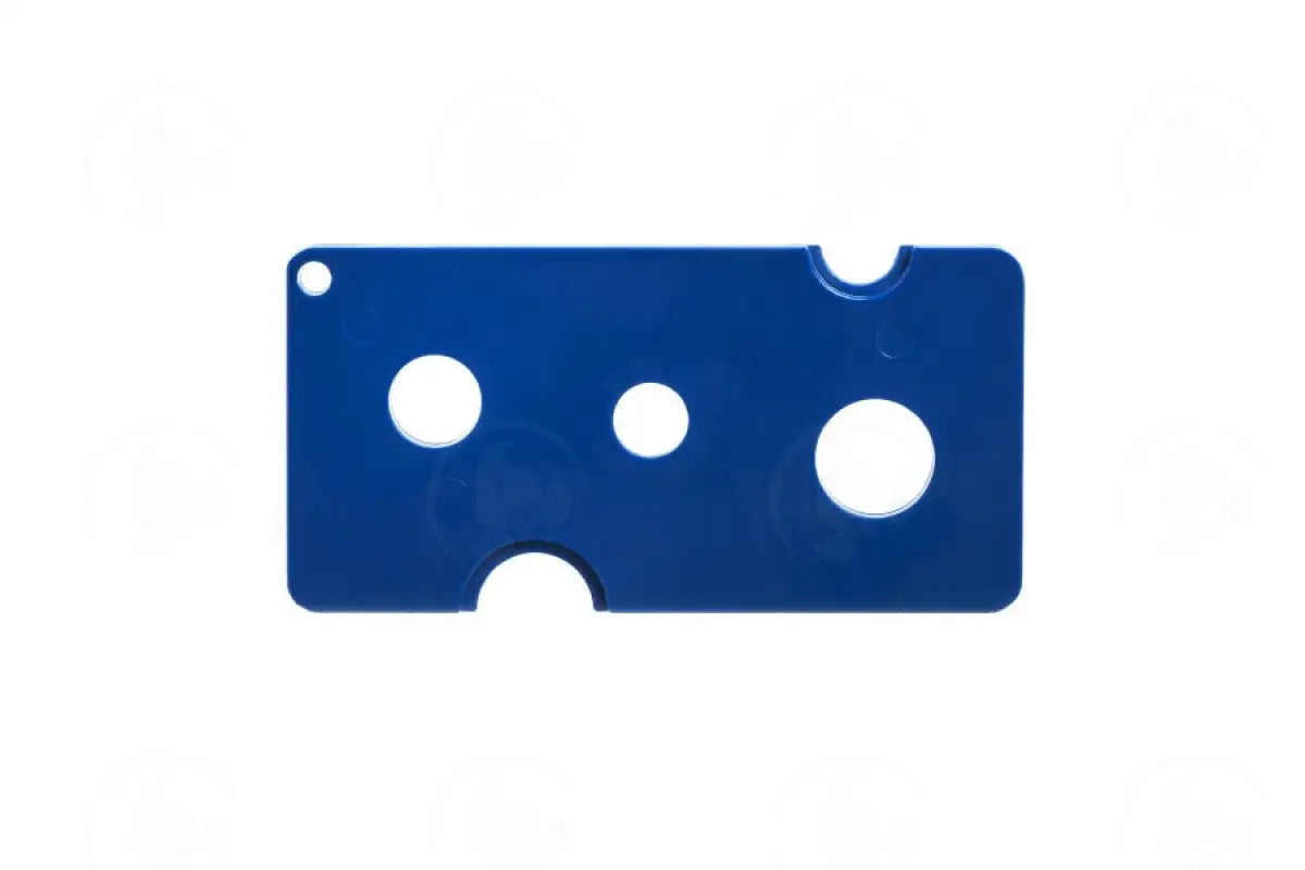 Large Plastic Oil Key For Orifice Reducers And Roll-On Fitments Blue