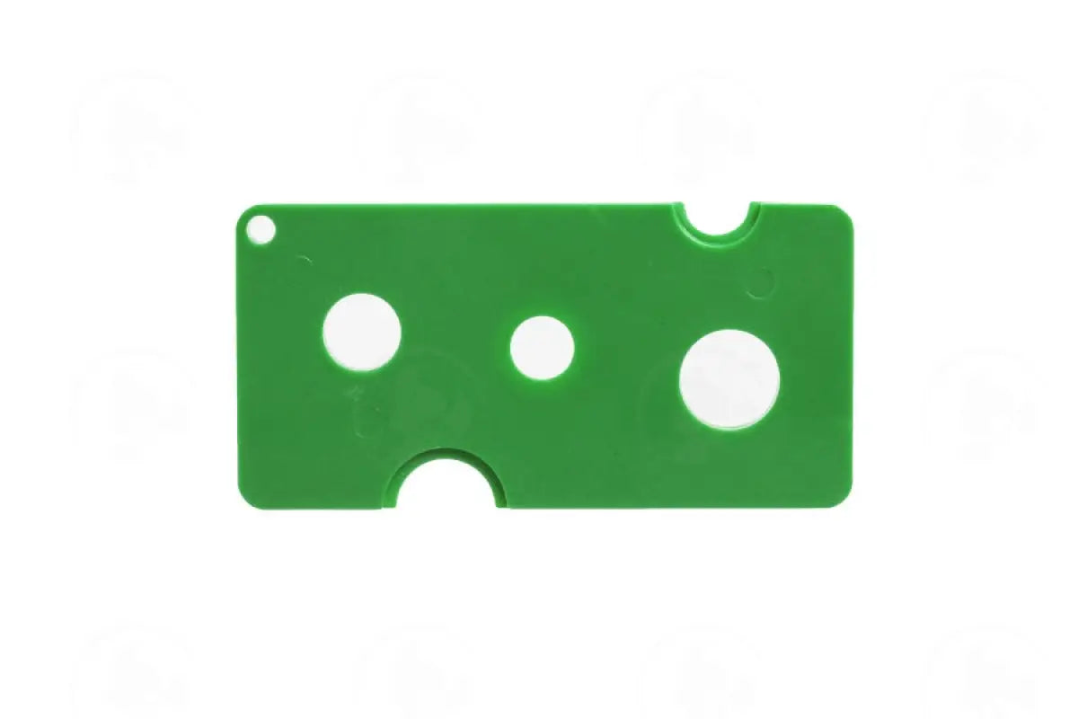 Large Plastic Oil Key For Orifice Reducers And Roll-On Fitments Green