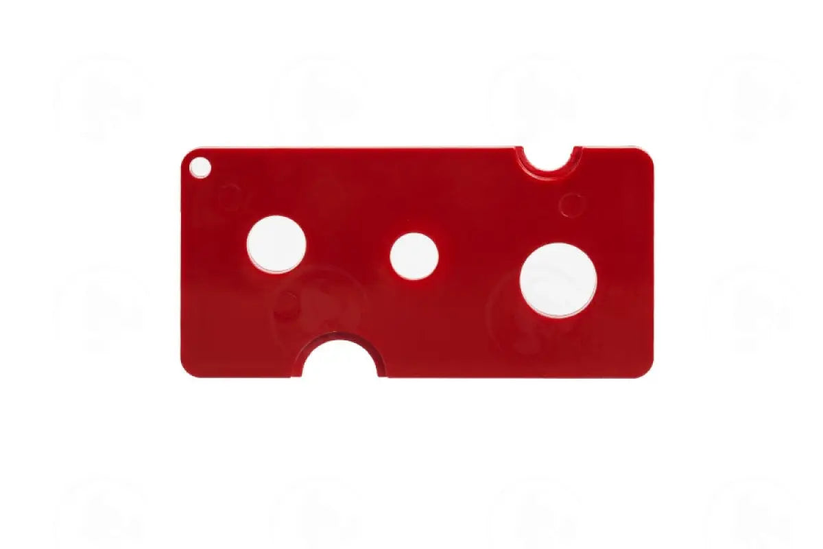 Large Plastic Oil Key For Orifice Reducers And Roll-On Fitments Red