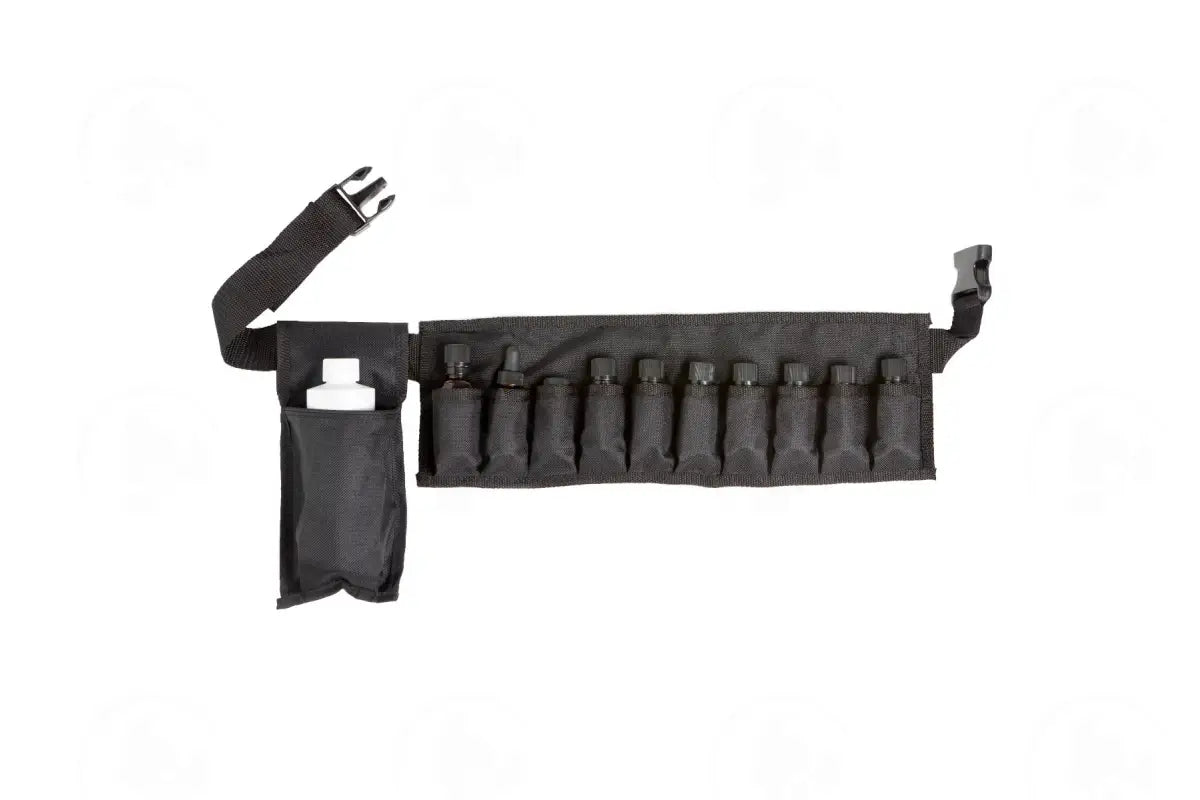 Branded Massage Apron With Single Pocket Holster (Holds 10 Vials And 1 Carrier Oil Bottle)