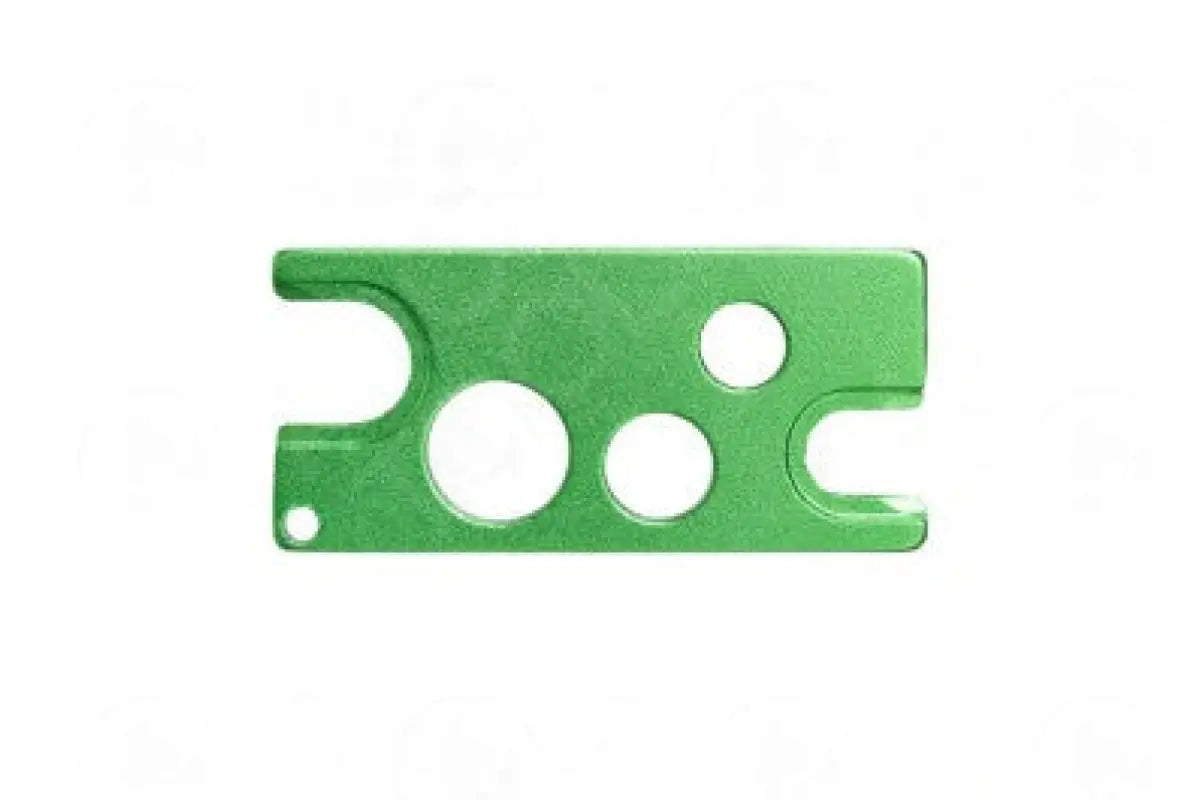 Long Metal Oil Key: Orifice Reducers And Roll-On Fitments Green