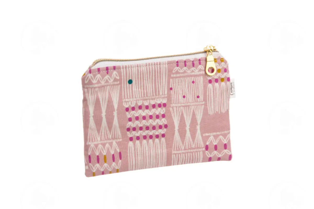 Small Roll - On Travel Pouch (Holds 4 Vials) Macrame Blush