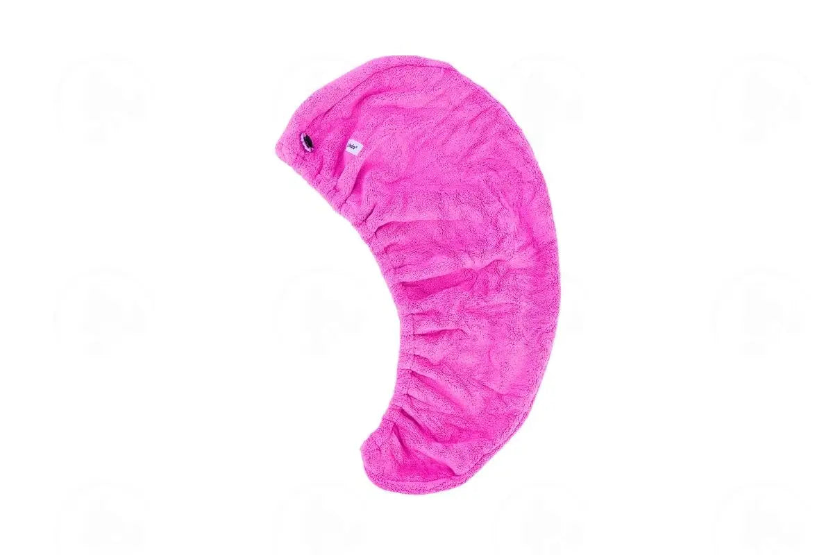 Hair Drying Turban Pink