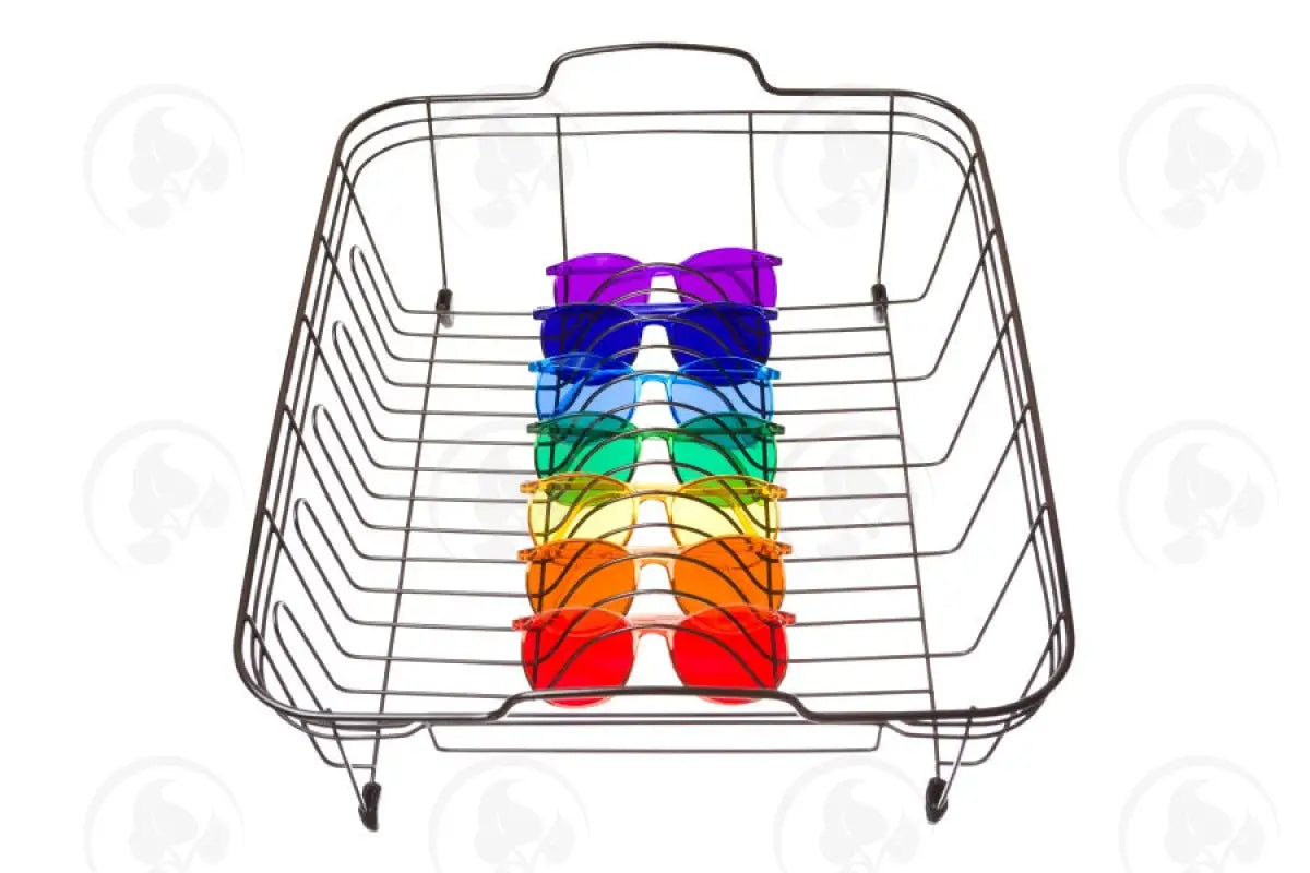 Color Therapy Glasses: Uv Protection Red