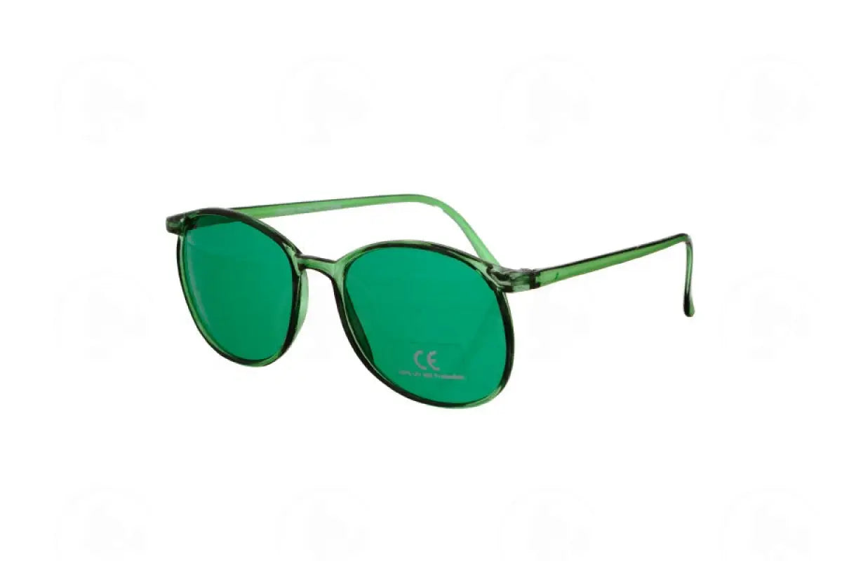 Color Therapy Glasses: Uv Protection Green
