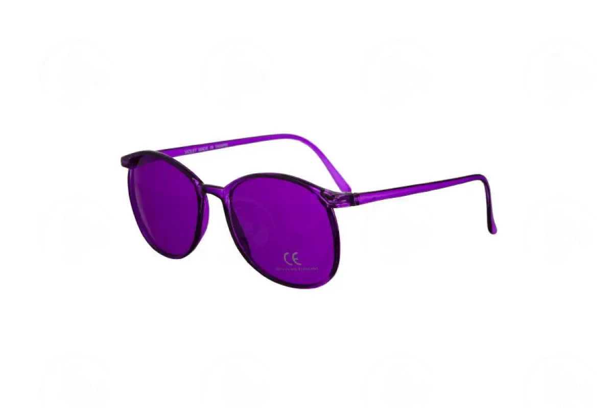 Color Therapy Glasses: Uv Protection Violet