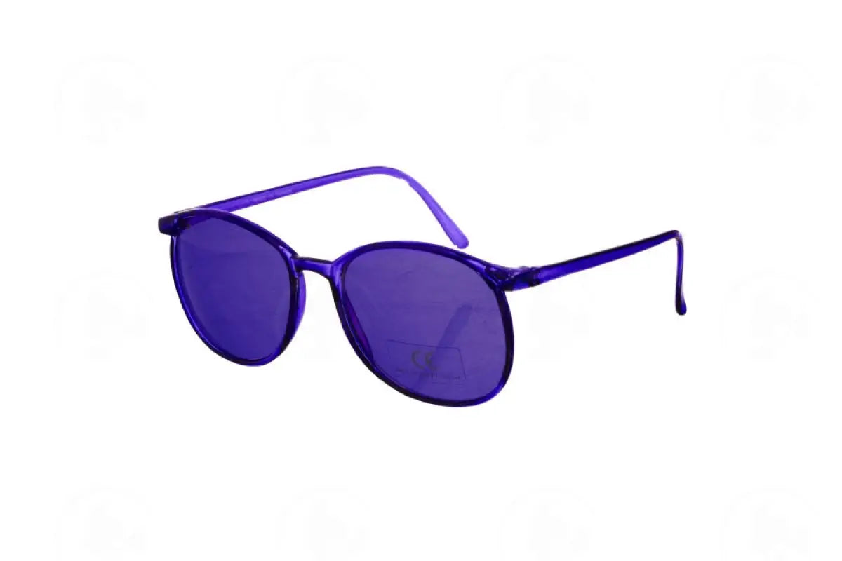 Color Therapy Glasses: Uv Protection Indigo