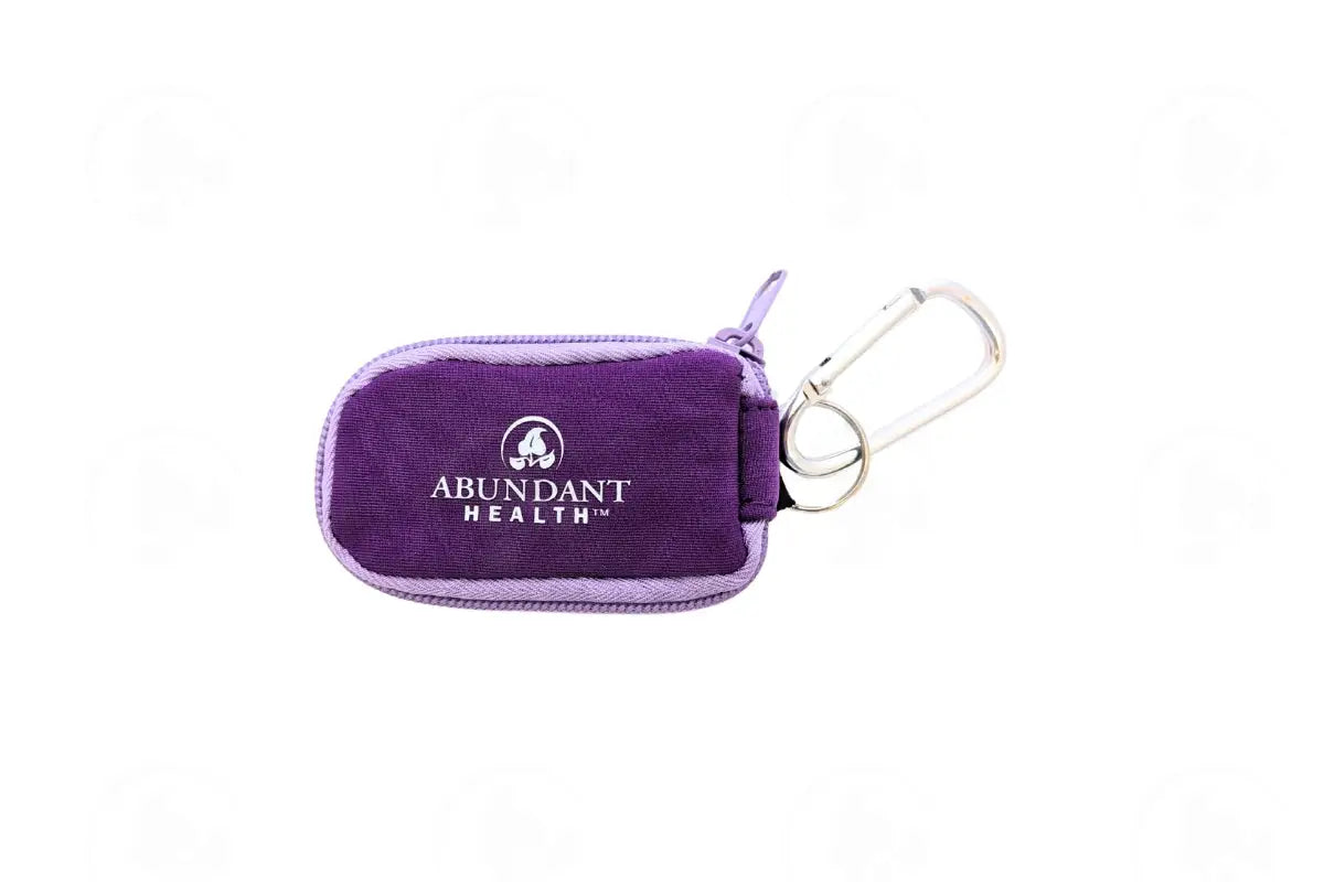 Aroma Ready Key Chain Case: For Sample Vials (Holds 8 Vials) Purple